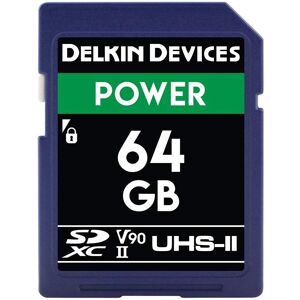Carte mémoire Delkin 64GB UHS-II V90 - Haute Vitesse SDXC - Publicité Carte mémoire Delkin 64GB UHS-II V90 - Haute Vitesse SDXC - Publicité
