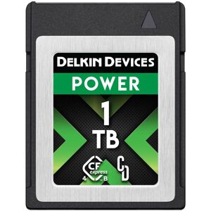 Delkin Power CFexpress Type B 1TB - Carte mémoire - Publicité Delkin Power CFexpress Type B 1TB - Carte mémoire - Publicité