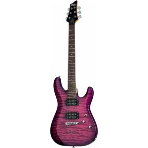 Guitare électrique Schecter C-6 Plus - Magenta - Corps solide - Rock - Publicité Guitare électrique Schecter C-6 Plus - Magenta - Corps solide - Rock - Publicité