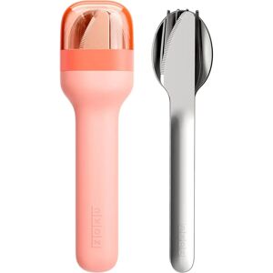 Zoku Pocket Utensil Set - Peach - Food Grade Stainless Steel - 3 Pieces Zoku Pocket Utensil Set - Peach - Food Grade Stainless Steel - 3 Pieces