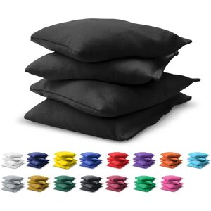 GoSports Black Cornhole Bags - 6x6 All-Weather Durable GoSports Black Cornhole Bags - 6x6 All-Weather Durable