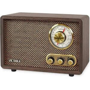 Victrola - Retro Wood Bluetooth Radio - Espresso - AM/FM Rotary - Audio System Victrola - Retro Wood Bluetooth Radio - Espresso - AM/FM Rotary - Audio System