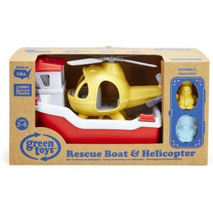 Green Toys Rescue Boat & Helicopter - Toy Green Toys Rescue Boat & Helicopter - Toy