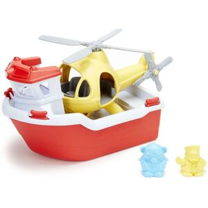 Bateau de sauvetage et hélicoptère Green Toys - Jouet Bateau de sauvetage et hélicoptère Green Toys - Jouet