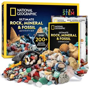 National Geographic Rocks and Fossils Kit - Over 200 Pieces National Geographic Rocks and Fossils Kit - Over 200 Pieces