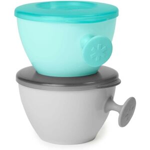 Skip Hop Easy Grab Baby Voedingspotjes Grijs en Zacht Teal - Voedingspotjes voor baby's Skip Hop Easy Grab Baby Voedingspotjes Grijs en Zacht Teal - Voedingspotjes voor baby's