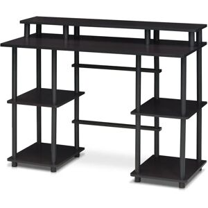 Furinno Turn-N-Tube Datorbord - Espresso/svart Furinno Turn-N-Tube Datorbord - Espresso/svart