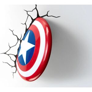 Marvel Captain America Shield 3D Deco Light - LED Väggdekorasjon Marvel Captain America Shield 3D Deco Light - LED Väggdekorasjon