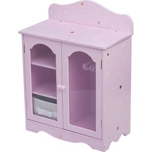 Olivia's Little World Pink Doll Closet Wardrobe - Doll Type Olivia's Little World Pink Doll Closet Wardrobe - Doll Type
