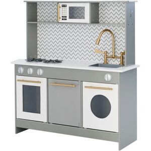 Teamson Kids Berlin Modern Wooden Toy Kitchen - Role Play Accessories Teamson Kids Berlin Modern Wooden Toy Kitchen - Role Play Accessories