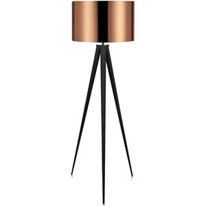 Lámpara de Pie Cobre LED - Moderna con Trípode Lámpara de Pie Cobre LED - Moderna con Trípode