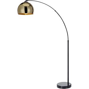 Teamson Home Arc vloerlamp Goud Zwart - Vloerlamp Teamson Home Arc vloerlamp Goud Zwart - Vloerlamp
