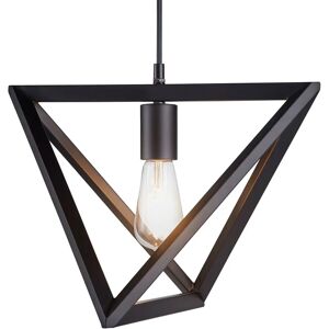 TEAMSON HOME - Lámpara de Techo Moderna Industrial - Negro / Oro Rosa TEAMSON HOME - Lámpara de Techo Moderna Industrial - Negro / Oro Rosa