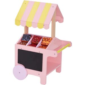 Chariot de Pâtisserie pour Poupées Olivia - Rose & Jaune - Chariot de Jeu - Publicité Chariot de Pâtisserie pour Poupées Olivia - Rose & Jaune - Chariot de Jeu - Publicité
