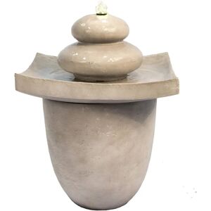 Teamson Home Outdoor 2-Stufen Kugel Wasserbrunnen mit Beleuchtung Teamson Home Outdoor 2-Stufen Kugel Wasserbrunnen mit Beleuchtung