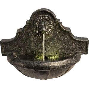 Fuente de pared con cabeza de león - efecto piedra natural - 7L Fuente de pared con cabeza de león - efecto piedra natural - 7L
