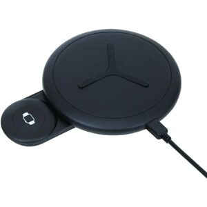 Chargeur sans fil Helix pour smartphone et Apple Watch - Noir - Publicité Chargeur sans fil Helix pour smartphone et Apple Watch - Noir - Publicité