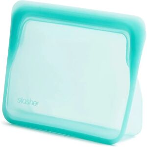 Bolsa de silicona pequeña turquesa Stasher - Almacenamiento de alimentos y viajes Bolsa de silicona pequeña turquesa Stasher - Almacenamiento de alimentos y viajes