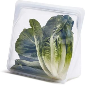 Bolsa de silicona grande blanca con base para pie - Almacenamiento de comida y aseo Bolsa de silicona grande blanca con base para pie - Almacenamiento de comida y aseo