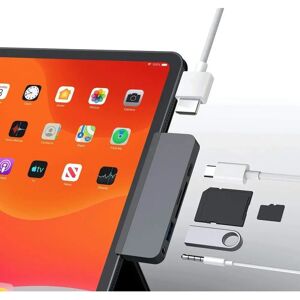 Hyper USB-C Hub Silver - Supports 4K HDR Video & 60W Power Hyper USB-C Hub Silver - Supports 4K HDR Video & 60W Power