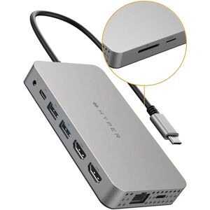 HYPER Dual 4K HDMI 10-in-1 USB-C Hub - Laptop Dock HYPER Dual 4K HDMI 10-in-1 USB-C Hub - Laptop Dock
