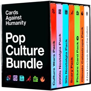 Cards Against Humanity: Pop Culture Bundle - 6 Packs + 10 New Cards 2023 Cards Against Humanity: Pop Culture Bundle - 6 Packs + 10 New Cards 2023