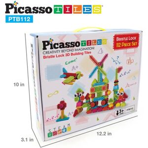 PicassoTiles PTB112 - Interaktiivinen lelu - Rakennussarja 112 osaa PicassoTiles PTB112 - Interaktiivinen lelu - Rakennussarja 112 osaa