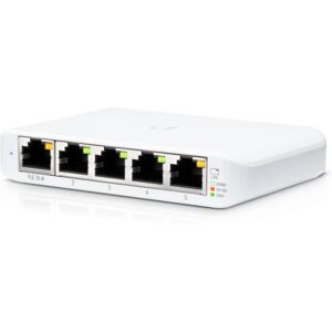 Ubiquiti UniFi USW Flex Mini Hanterad Gigabit Ethernet - Vit Ubiquiti UniFi USW Flex Mini Hanterad Gigabit Ethernet - Vit