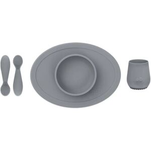 EZPZ Baby Førstesmåltidssett - Silikon Grå - 4-6 måneder EZPZ Baby Førstesmåltidssett - Silikon Grå - 4-6 måneder