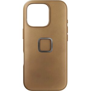 Peak Design Tan Læder & SlimLink Deksel til iPhone 16 Pro - Mobildeksel Peak Design Tan Læder & SlimLink Deksel til iPhone 16 Pro - Mobildeksel