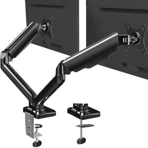 VIVO Dual Monitor up to 32 inches and 19.8 lbs per Screen Pneumatic Arm Desk Mount - Monitor Desk Mount VIVO Dual Monitor up to 32 inches and 19.8 lbs per Screen Pneumatic Arm Desk Mount - Monitor Desk Mount