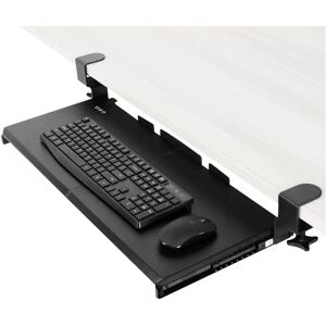 VIVO Large Keyboard Tray - Ergonomic Under Desk Pull Out - Black VIVO Large Keyboard Tray - Ergonomic Under Desk Pull Out - Black