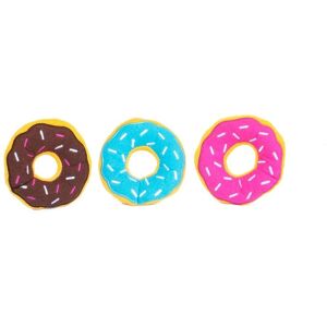 Zippyclaws Zippypaws Miniz Donut - Small 3 Pack Dog Toy Zippyclaws Zippypaws Miniz Donut - Small 3 Pack Dog Toy