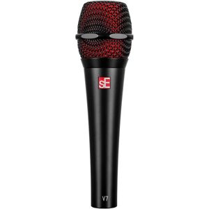 SE Electronics V7 Black Microphone - Dynamic Supercardioid Vocal Microphone SE Electronics V7 Black Microphone - Dynamic Supercardioid Vocal Microphone