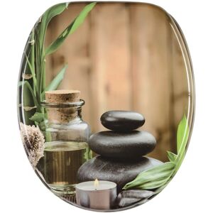 Siège de WC Vert Spa Sanilo avec Abaissement Automatique - Siège de Toilette - Publicité Siège de WC Vert Spa Sanilo avec Abaissement Automatique - Siège de Toilette - Publicité