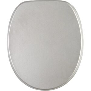 Sanilo Glitzer Argent - Siège de toilette ovale - Accessoire de salle de bain - Publicité Sanilo Glitzer Argent - Siège de toilette ovale - Accessoire de salle de bain - Publicité
