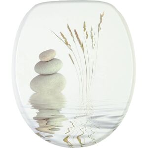 Sanilo Siège de WC en bois blanc - Réglable, Universel, Élégant - Publicité Sanilo Siège de WC en bois blanc - Réglable, Universel, Élégant - Publicité