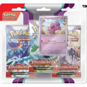 Pokémon EV02 - Pack de 3 Boosters - Extension Pokémon TCG - Publicité Pokémon EV02 - Pack de 3 Boosters - Extension Pokémon TCG - Publicité