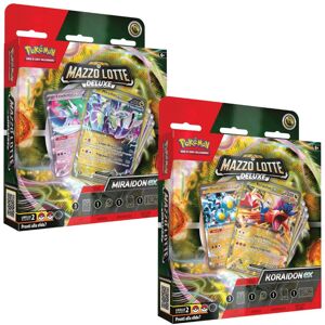The Pokemon Company Miraidon-EX Koraidon-EX Mazzo Deluxe - Gioco di Carte Collezionabili The Pokemon Company Miraidon-EX Koraidon-EX Mazzo Deluxe - Gioco di Carte Collezionabili