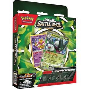 Pokémon TCG: Meowscarada ex or Quaquaval ex Deluxe Battle Deck - Pokémon Pokémon TCG: Meowscarada ex or Quaquaval ex Deluxe Battle Deck - Pokémon