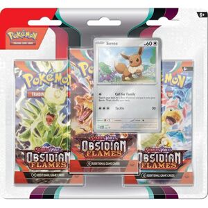 Pokémon TCG Scarlet & Violet 3 Obsidian Flames 3-Pack Display - Trading Card Game Pokémon TCG Scarlet & Violet 3 Obsidian Flames 3-Pack Display - Trading Card Game