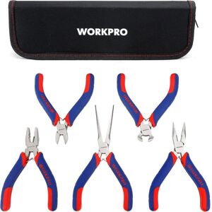 WORKPRO Mini Pincet Set Sieraden Pincet 5-delig WORKPRO Mini Pincet Set Sieraden Pincet 5-delig