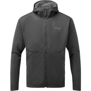 Rab Geon Hoody - Black / Steel Marl S - Fleece Jacket - Men Rab Geon Hoody - Black / Steel Marl S - Fleece Jacket - Men
