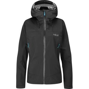 Rab Downpour Plus 2.0 Waterproof Jacket Women - black Rab Downpour Plus 2.0 Waterproof Jacket Women - black
