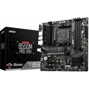 MSI B550M PRO-VDH - Motherboard with AMD B550 Socket AM4, DDR4, USB 3.0 MSI B550M PRO-VDH - Motherboard with AMD B550 Socket AM4, DDR4, USB 3.0