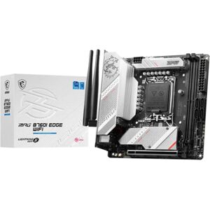 MSI B760I EDGE WIFI Motherboard - Mini ATX, LGA 1700, DDR5, Wi-Fi MSI B760I EDGE WIFI Motherboard - Mini ATX, LGA 1700, DDR5, Wi-Fi