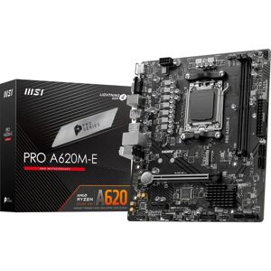 MSI PRO A620M-E Motherboard - AMD DDR5 Micro ATX MSI PRO A620M-E Motherboard - AMD DDR5 Micro ATX