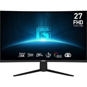 MSI G27C3F Gaming Monitor - 27 tum, Full HD, 180Hz, 4ms, svart MSI G27C3F Gaming Monitor - 27 tum, Full HD, 180Hz, 4ms, svart