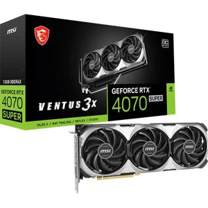 MSI GeForce RTX 4070 SUPER 12G VENTUS 3X OC - Graphics Card MSI GeForce RTX 4070 SUPER 12G VENTUS 3X OC - Graphics Card