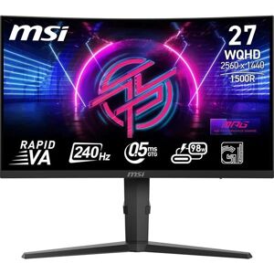 MSI MPG 275CQRXF - 27" Gaming Monitor - Black MSI MPG 275CQRXF - 27" Gaming Monitor - Black